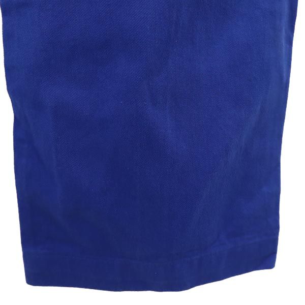 FRANK LEDER フランクリーダー ドイツ製 カラーストレート パンツ M ブルー メンズ