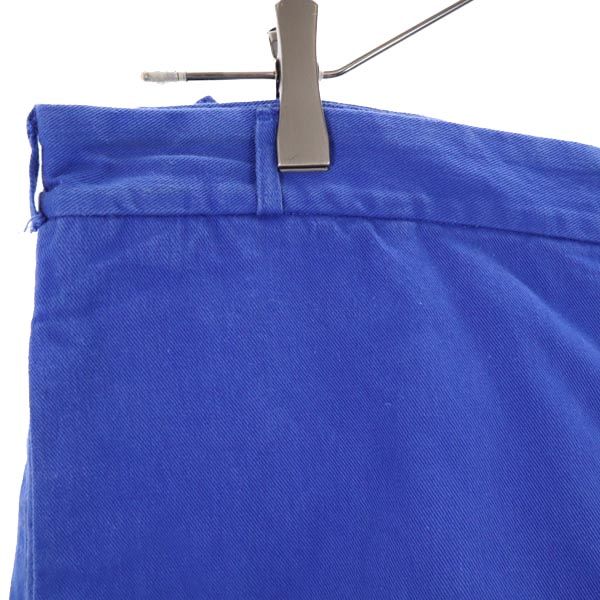 FRANK LEDER フランクリーダー ドイツ製 カラーストレート パンツ M ブルー メンズ