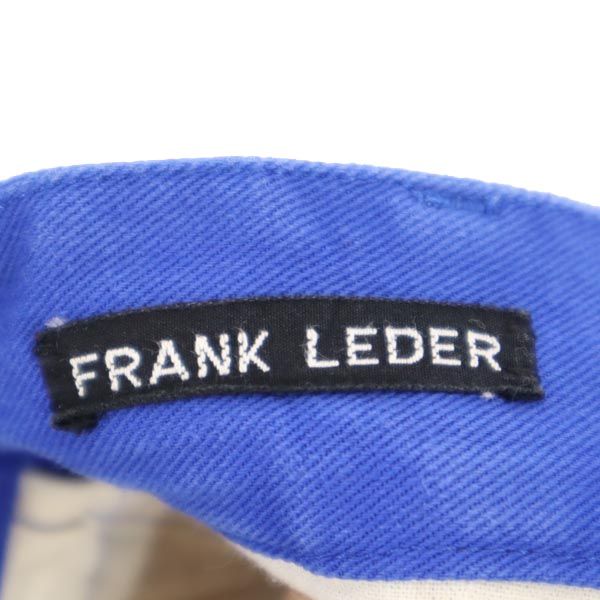 FRANK LEDER フランクリーダー ドイツ製 カラーストレート パンツ M ブルー メンズ