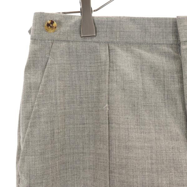 COMME des GARCONS コムデギャルソン 2001年 ローブドシャンブル スラックスパンツ M グレー センタープレス レディース