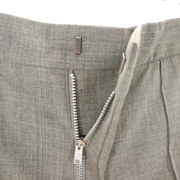 COMME des GARCONS コムデギャルソン 2001年 ローブドシャンブル スラックスパンツ M グレー センタープレス レディース