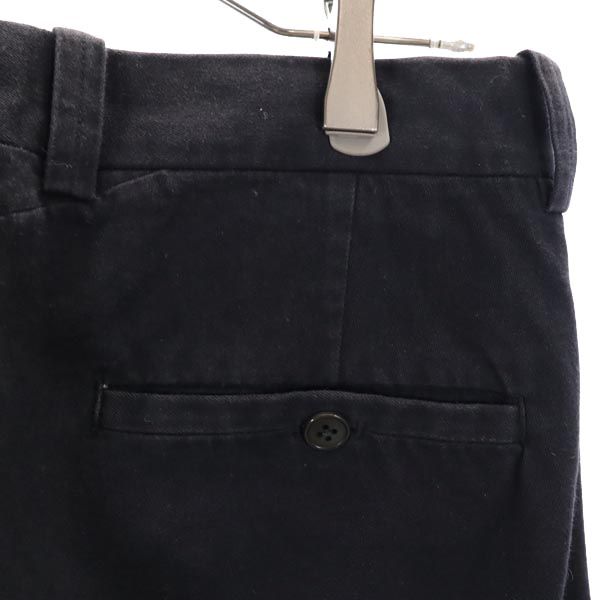 YAECA ヤエカ ロールアップ ロングパンツ w30 ブラック メンズ