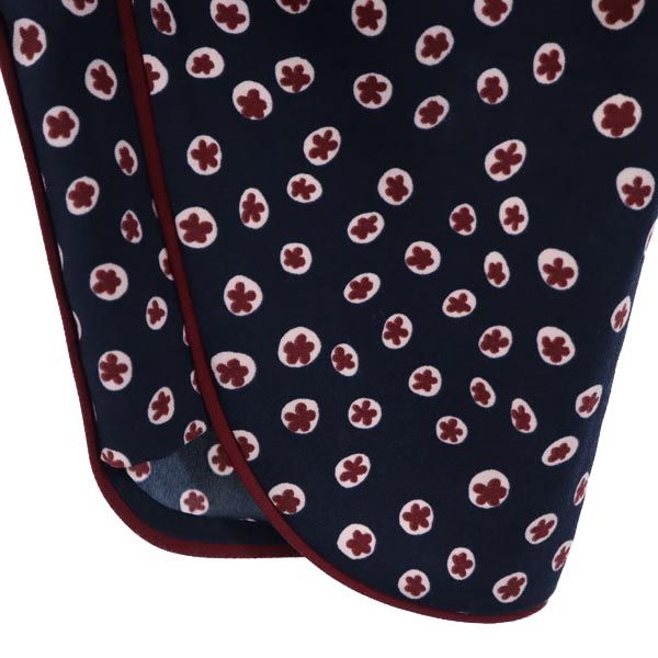 TED BAKER テッドベーカー 総柄 クロップドパンツ S ネイビー系 レディース