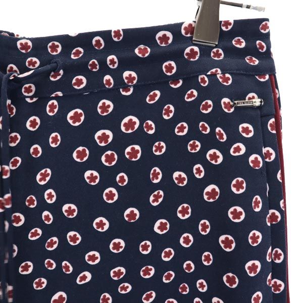 TED BAKER テッドベーカー 総柄 クロップドパンツ S ネイビー系 レディース