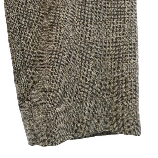 Salvatore Ferragamo サルヴァトーレフェラガモ ウールブレンド ワイドパンツ 38 ブラウン系 レディース