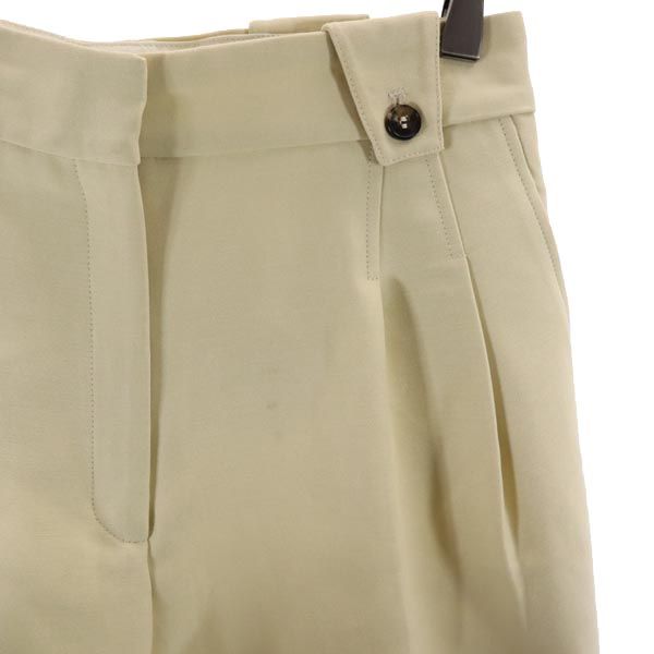 paco rabanne パコラバンヌ スラックスパンツ 36 ベージュ レディース