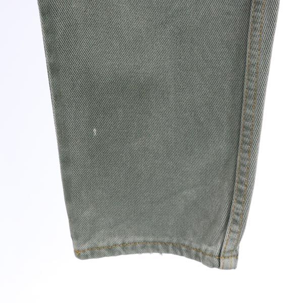 ARMANI JEANS アルマーニジーンズ イタリア製 テーパードデニムパンツ w28 グリーン系 ジーンズ レディース