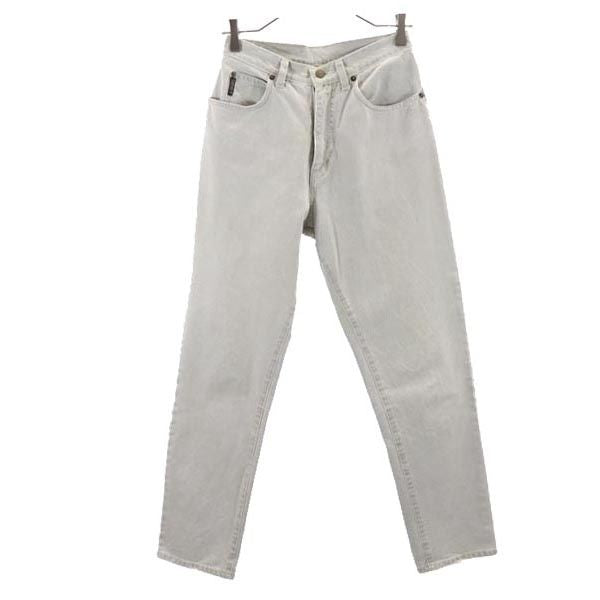 ARMANI JEANS アルマーニジーンズ イタリア製 テーパードデニムパンツ w28 グレー系 ジーンズ レディース