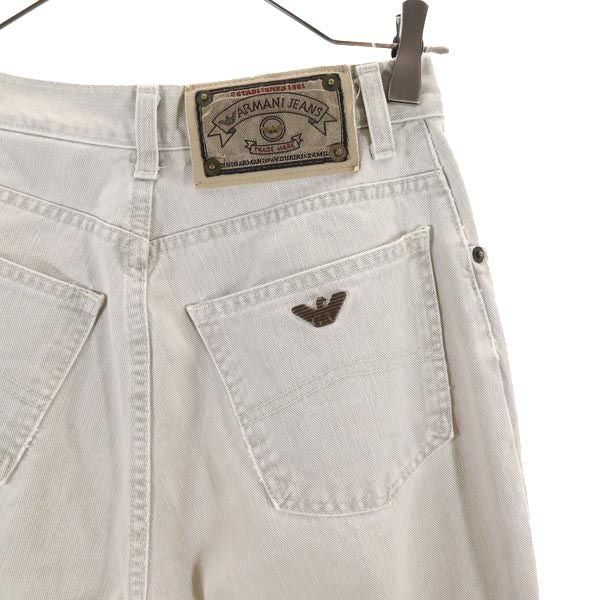 ARMANI JEANS アルマーニジーンズ イタリア製 テーパードデニムパンツ w28 グレー系 ジーンズ レディース