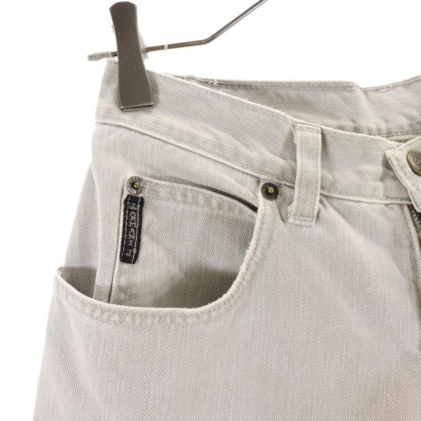 ARMANI JEANS アルマーニジーンズ イタリア製 テーパードデニムパンツ w28 グレー系 ジーンズ レディース