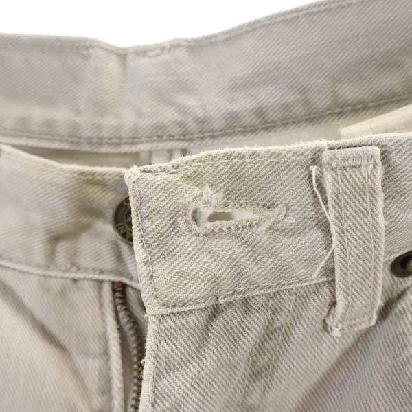 ARMANI JEANS アルマーニジーンズ イタリア製 テーパードデニムパンツ w28 グレー系 ジーンズ レディース