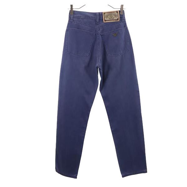 ARMANI JEANS アルマーニジーンズ イタリア製 ストレートデニムパンツ w29 ネイビー系 ジーンズ レディース