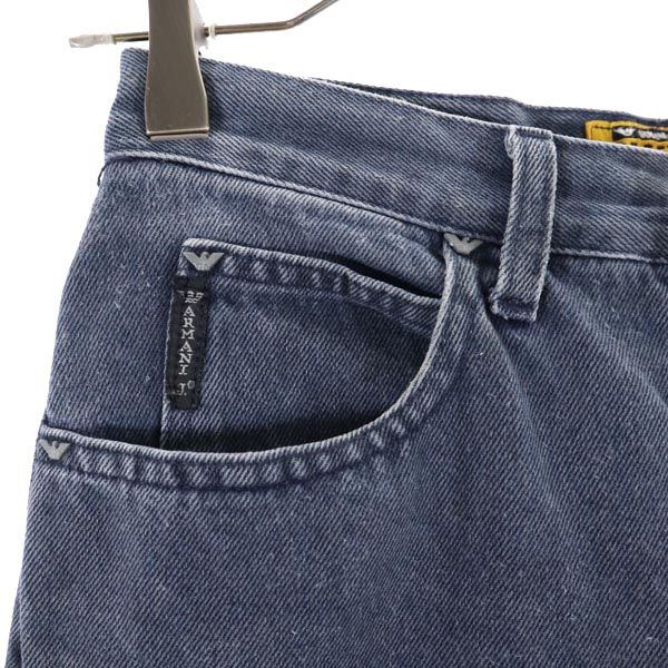 ARMANI JEANS アルマーニジーンズ イタリア製 テーパードデニムパンツ w28 ネイビー系 ジーンズ レディース