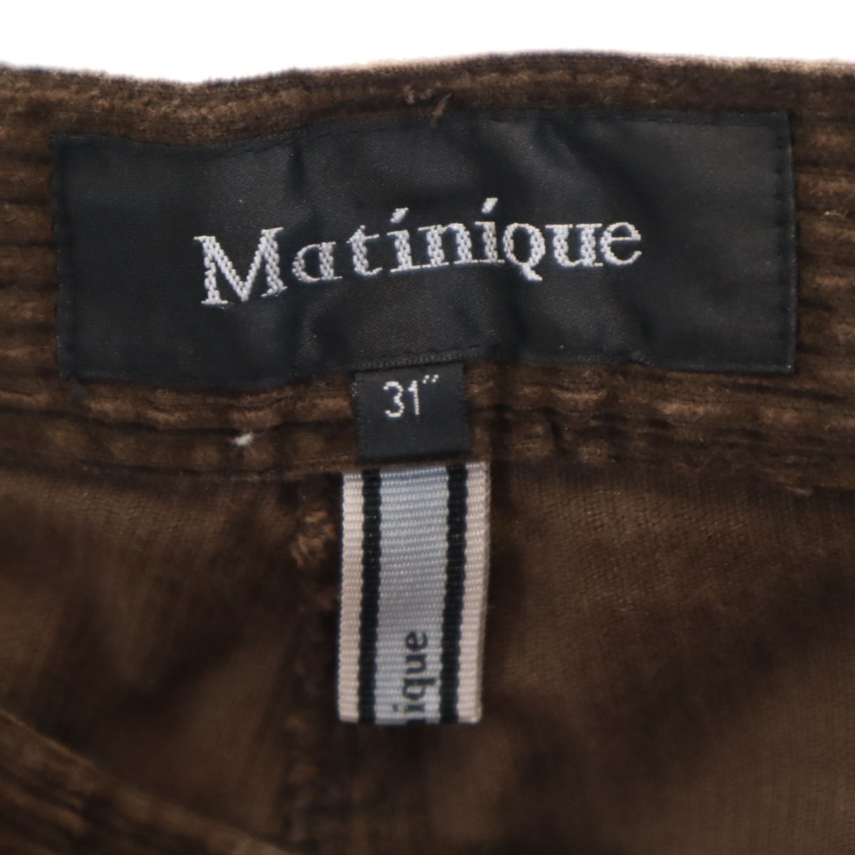 martinique マルティニーク コーデュロイパンツ w31 ブラウン系 メンズ