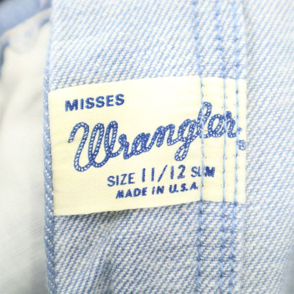 Wrangler ラングラー 70s ヴィンテージ USA製 ストレートデニムパンツ ブルー系 ジーパン レディース