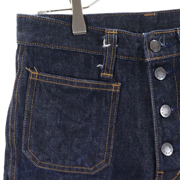 BLUE WAY ブルーウェイ ブーツカットデニムパンツ w28 ボタンフライ ジーパン レディース