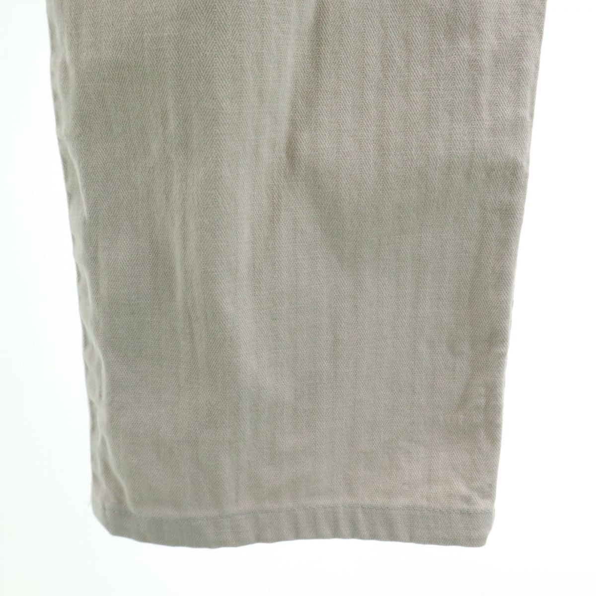 PT01 ピーティーゼロウーノ ヘリンボーン柄 ロングパンツ 44 ベージュ系 メンズ