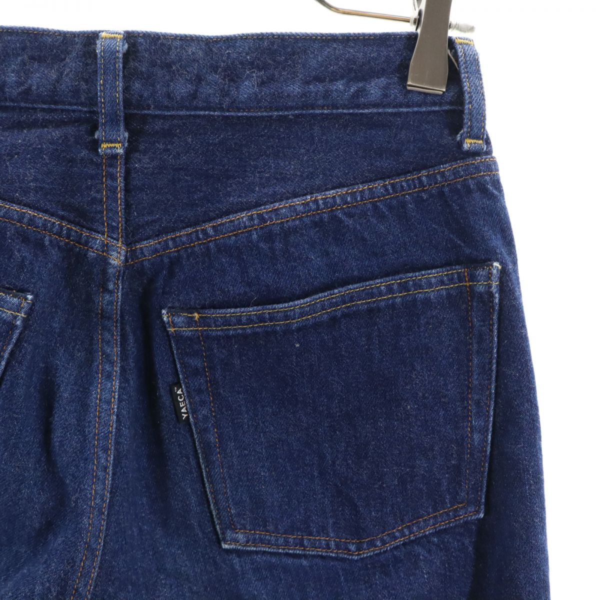 YAECA ヤエカ 日本製 ストレートデニムパンツ W28 ジーパン ボタンフライ レディース