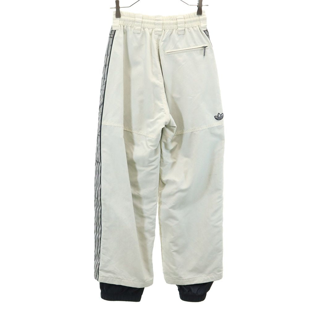 adidas アディダス 90s デサント製 トレフォイルロゴ ナイロンパンツ SS ベージュ系 メンズ