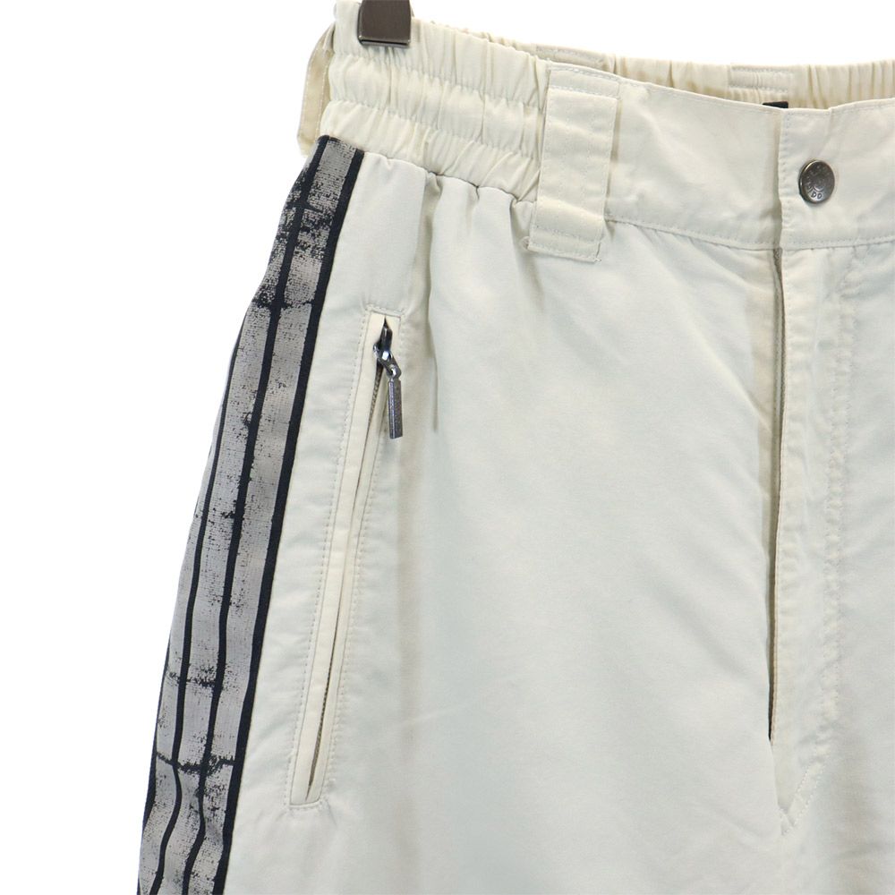 adidas アディダス 90s デサント製 トレフォイルロゴ ナイロンパンツ SS ベージュ系 メンズ