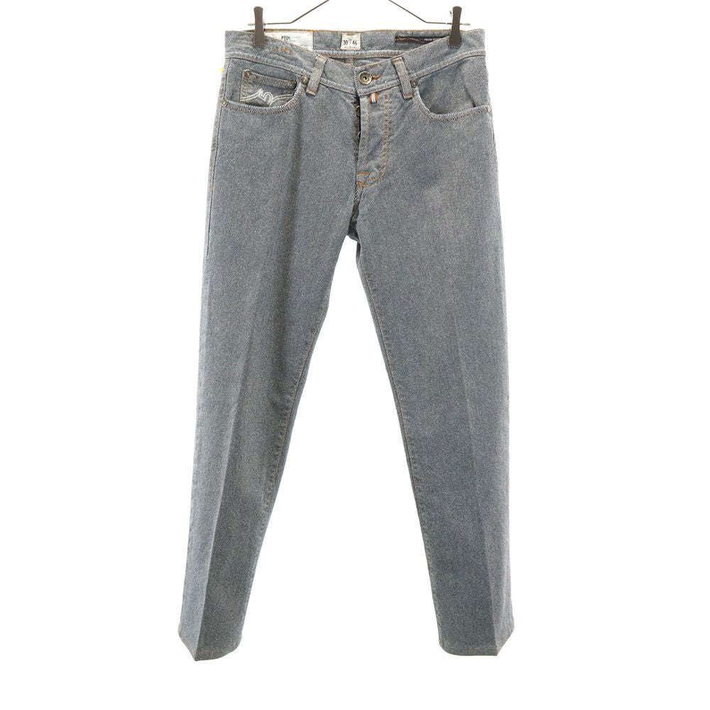 PT05 ピーティーゼロチンクエ 総柄 ロングパンツ w30 ブラック系 ボタンフライ メンズ