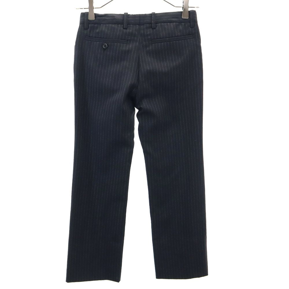 ベベ ストライプ柄 ロングパンツ 140cm ネイビー系 bebe キッズ