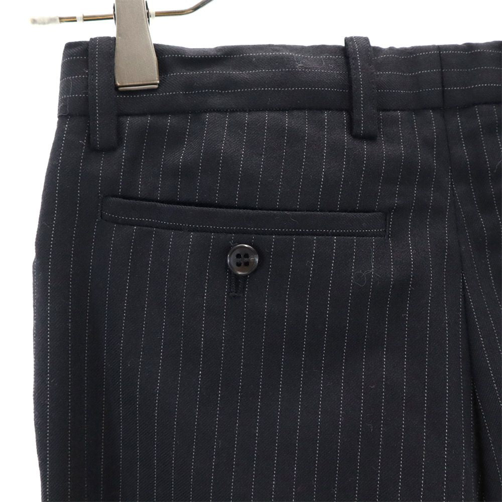 ベベ ストライプ柄 ロングパンツ 140cm ネイビー系 bebe キッズ