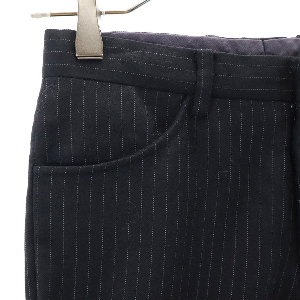 bebe ベベ ストライプ柄 ロングパンツ 140cm ネイビー系 キッズ