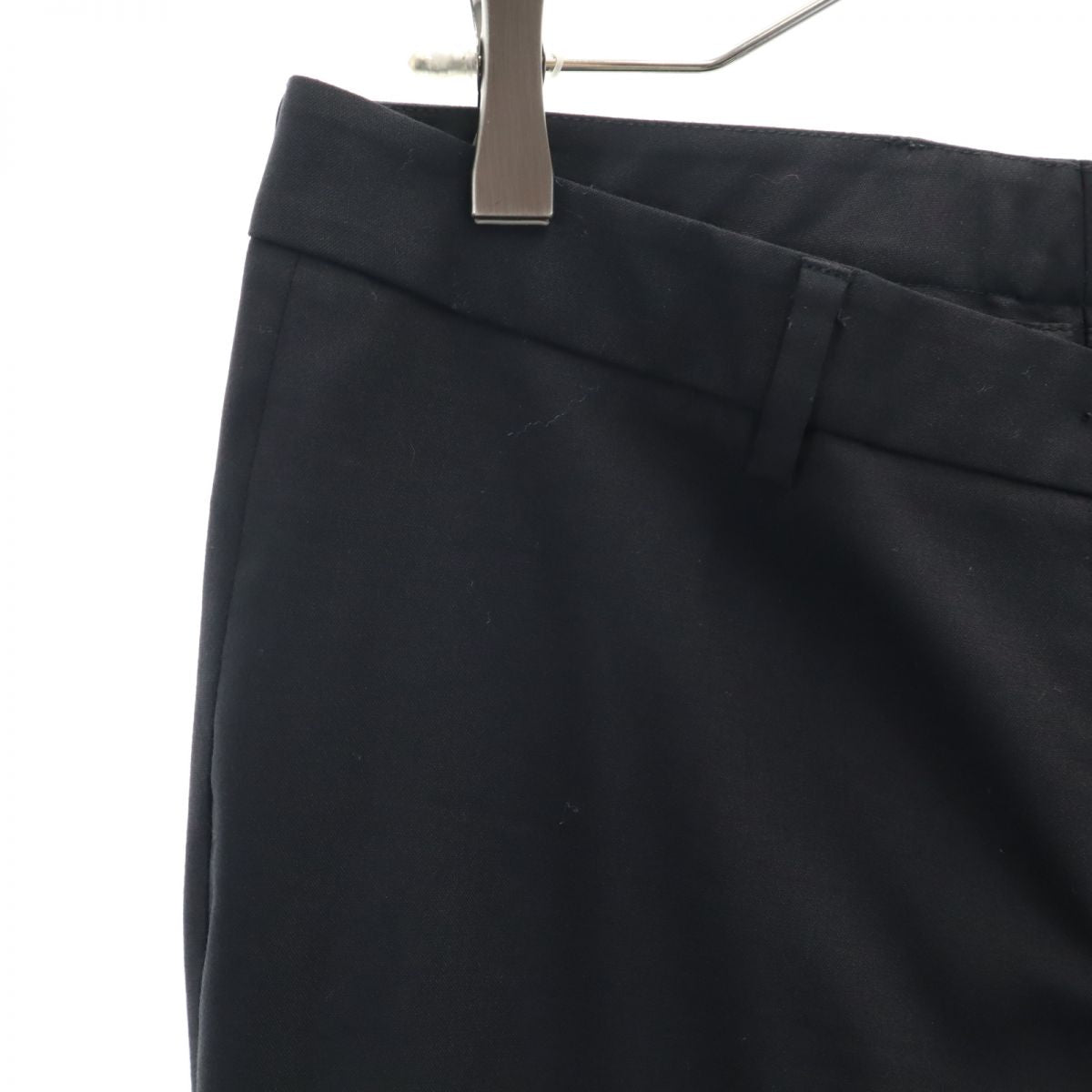 INCOTEX インコテックス ウールブレンド スラックスパンツ 46 黒 レディース