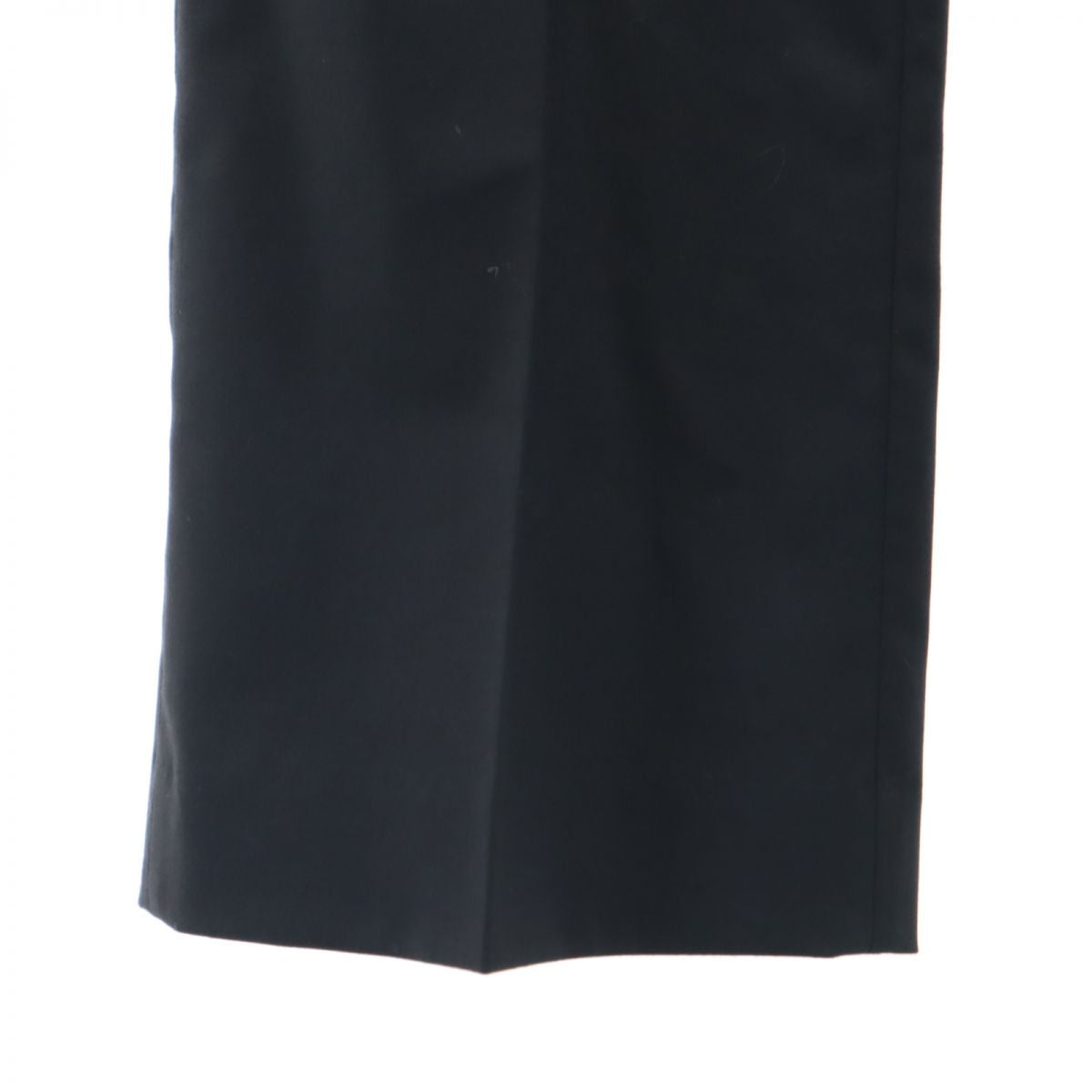 INCOTEX インコテックス ウールブレンド スラックスパンツ 46 黒 レディース