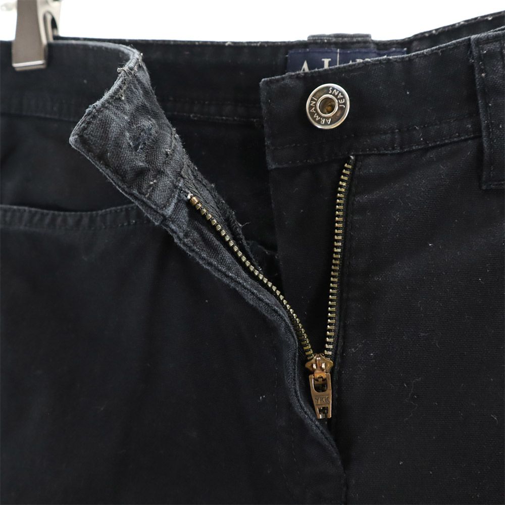 ARMANI JEANS アルマーニジーンズ ストレッチ パンツ 25 ブラック レディース