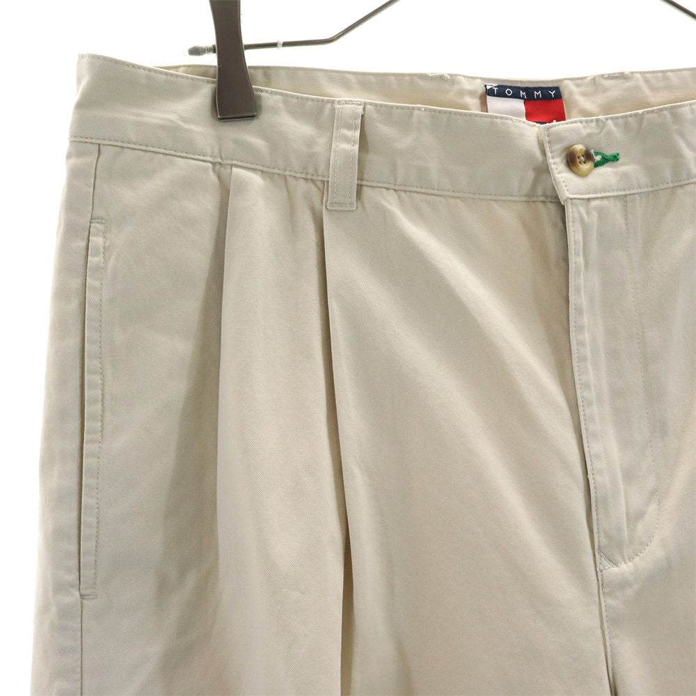 TOMMY HILFIGER トミーヒルフィガー 90s オールド フラッグタグ チノパンツ W34 ベージュ系 メンズ
