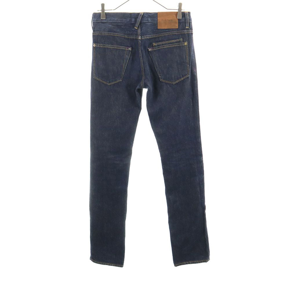 Paul Smith JEANS ポールスミスジーンズ 日本製 ストレートデニムパンツ L ネイビー ジーパン レディース