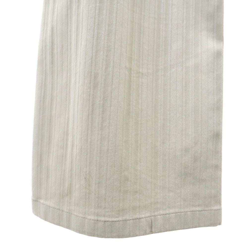 アルマーニジーンズ イタリア製 ストライプ ストレッチパンツ w26 ホワイト系 ARMANI JEANS レディース