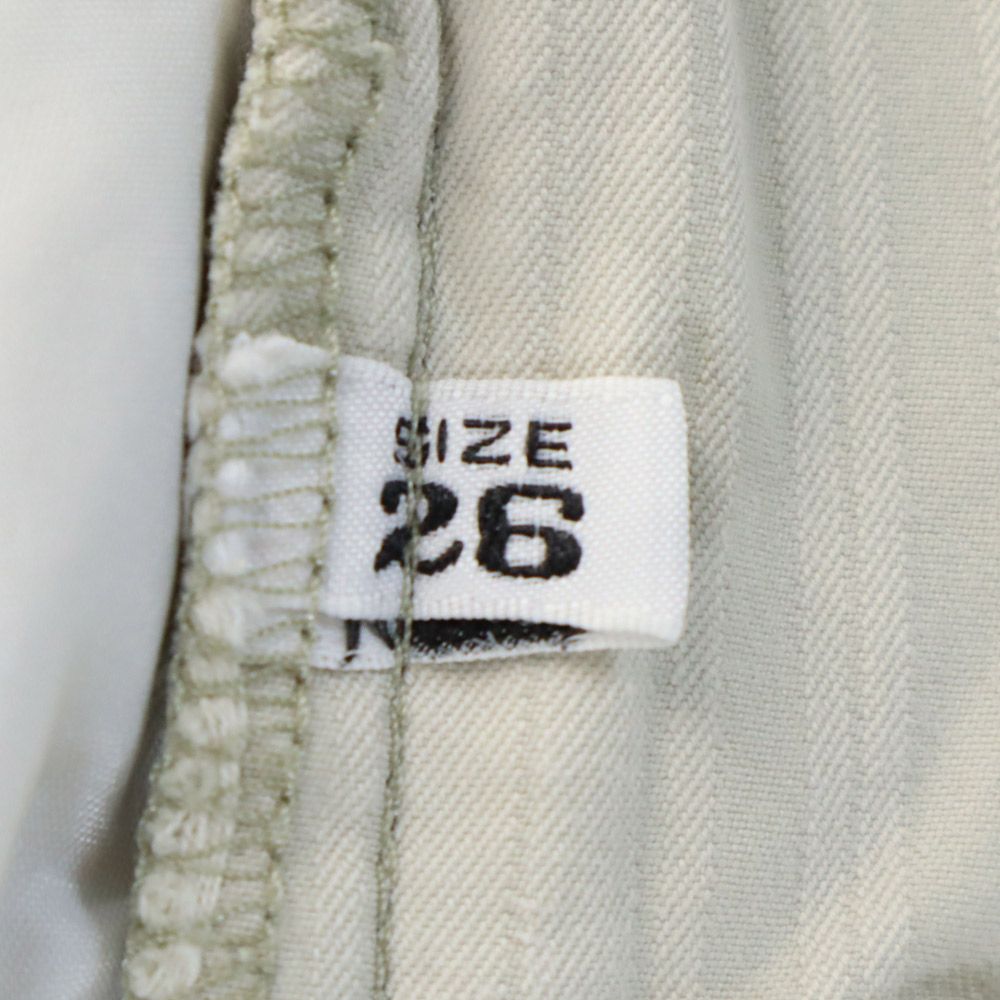 アルマーニジーンズ イタリア製 ストライプ ストレッチパンツ w26 ホワイト系 ARMANI JEANS レディース