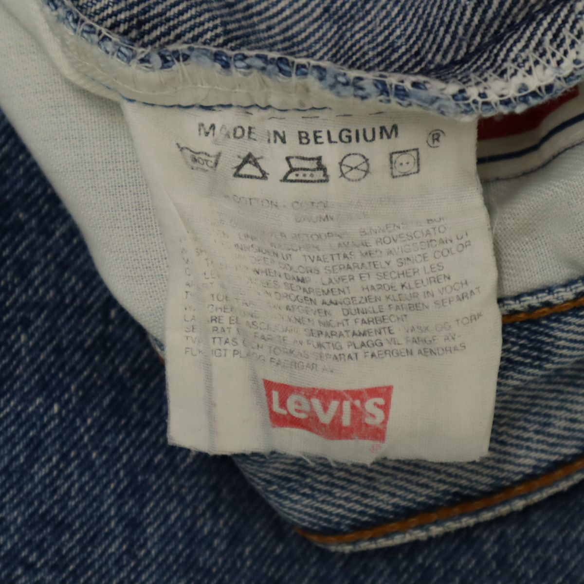 Levi's リーバイス 80s 630 ベルギー製 オレンジタブ ユーロリーバイス ストレートデニムパンツ w34 メンズ