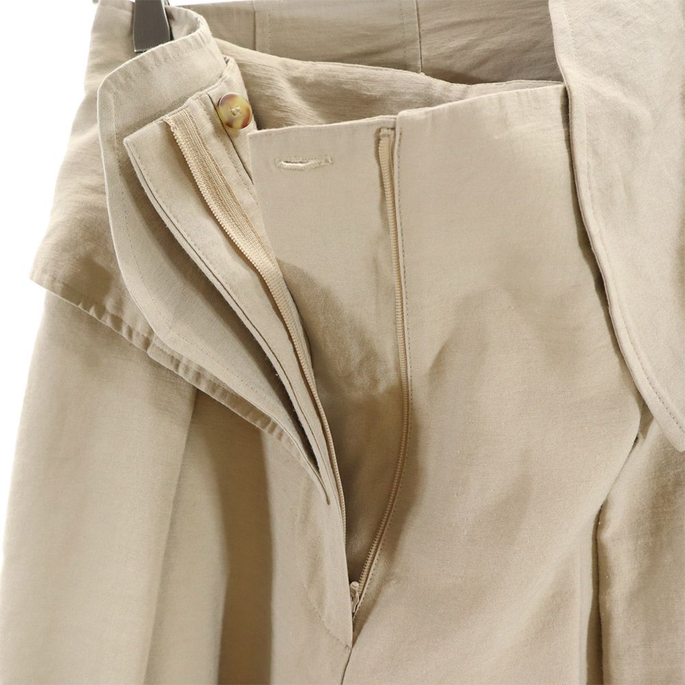 ETRE TOKYO エトレトウキョウ ワイドパンツ M ベージュ レディース