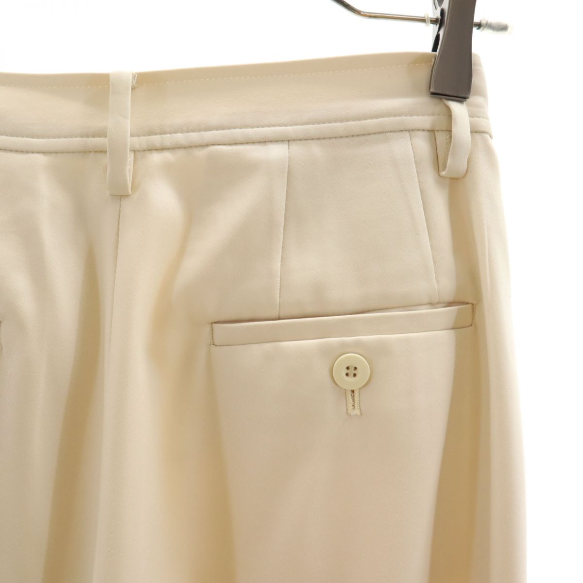 MAISON SPECIAL メゾンスペシャル スラックスパンツ 36 アイボリー レディース