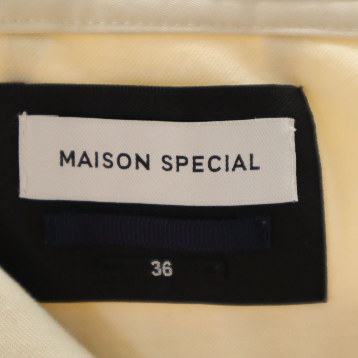 MAISON SPECIAL メゾンスペシャル スラックスパンツ 36 アイボリー レディース