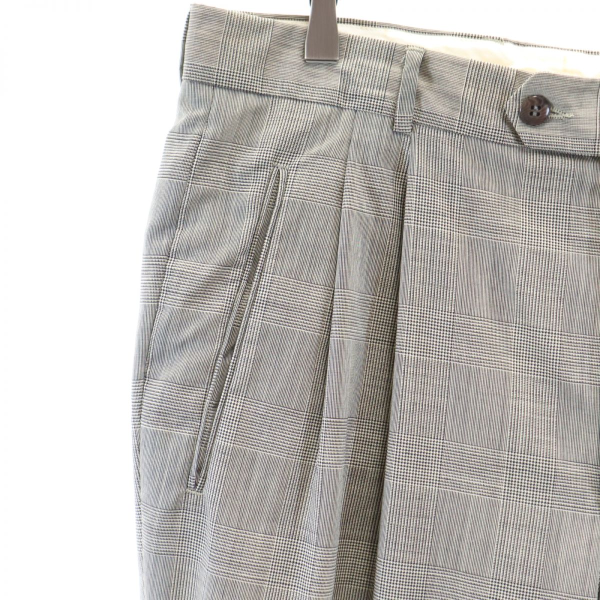 BOSS HUGO BOSS ボスヒューゴボス ウール スラックスパンツ ブラック系 メンズ