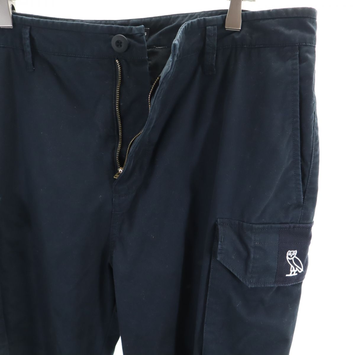 オクトーバーズベリーオウン カーゴパンツ w36 ブラック OCTOBERSVERYOWN ビッグサイズ メンズ