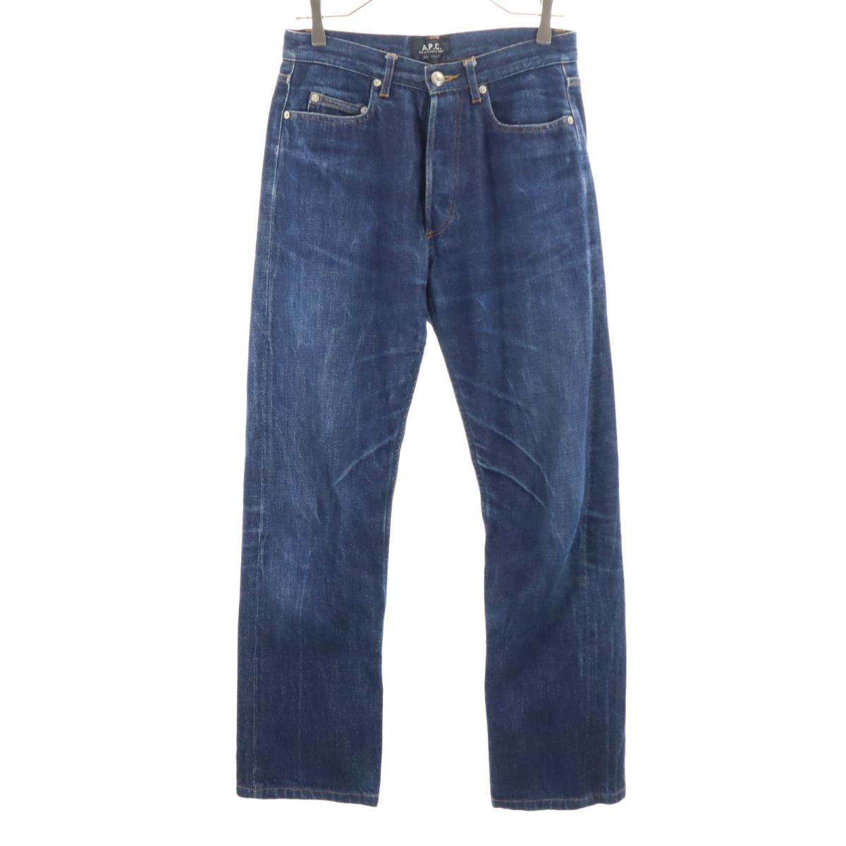 A.P.C. アーペーセー 日本製 ストレートデニムパンツ W30 ボタンフライ メンズ