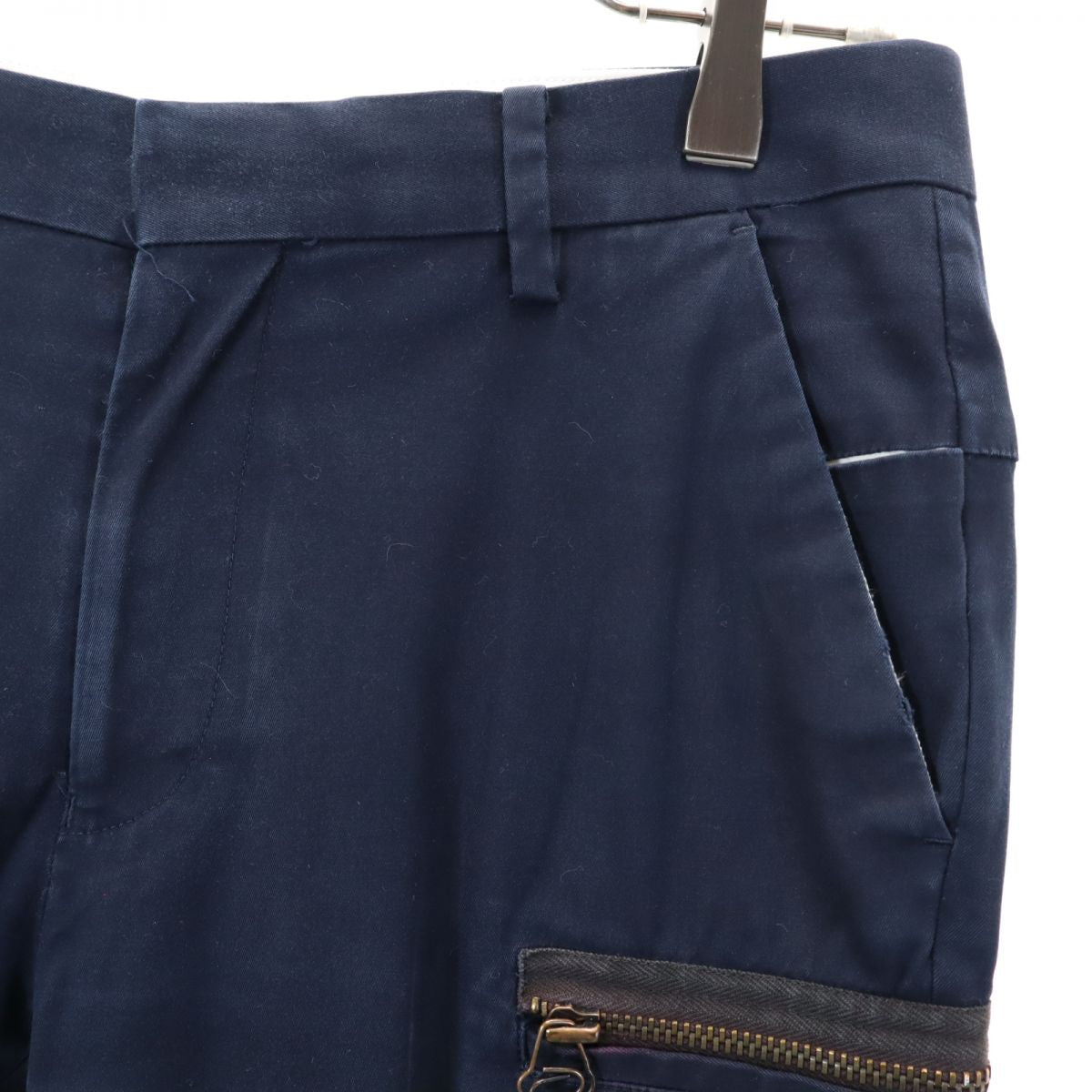 UNDERCOVER アンダーカバー 日本製 ストレッチパンツ 2 ネイビー メンズ