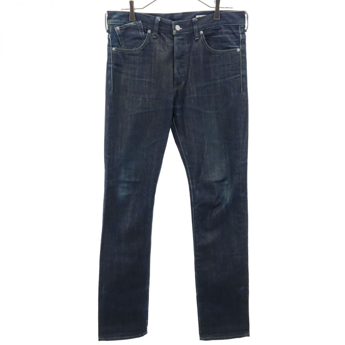 marka マーカ 日本製 ストレートデニムパンツ 2 ボタンフライ メンズ