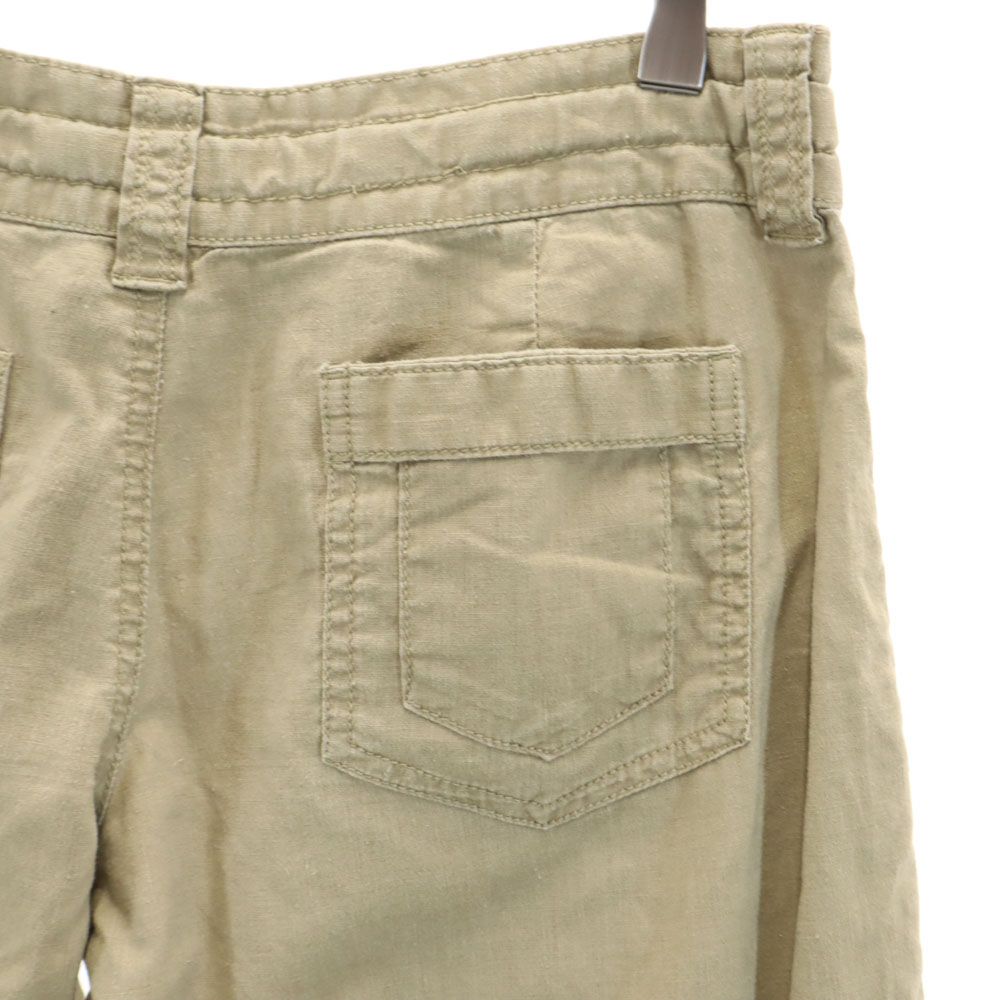 patagonia パタゴニア アウトドア ヘンプブレンド ロングパンツ 4 カーキ系 ウエスト紐 レディース