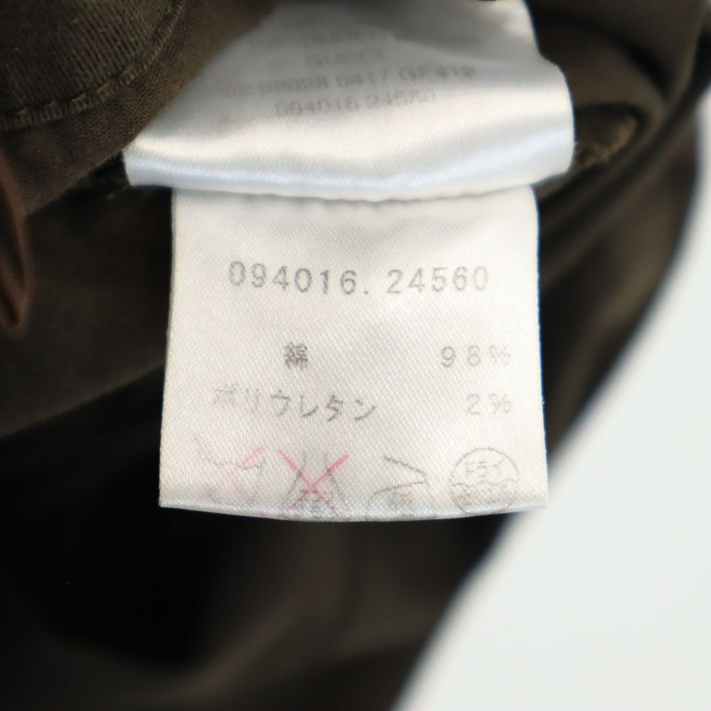 GUCCI グッチ イタリア製 ストレッチパンツ 40 ブラウン系 レディース