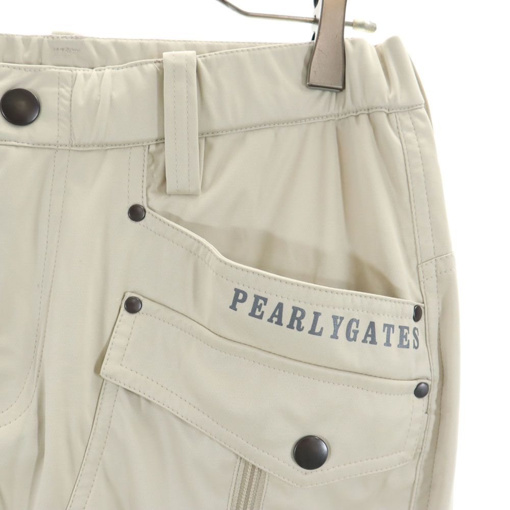 PEARLY GATES パーリーゲイツ プリント ゴルフ ウインドパンツ 1 ベージュ レディース