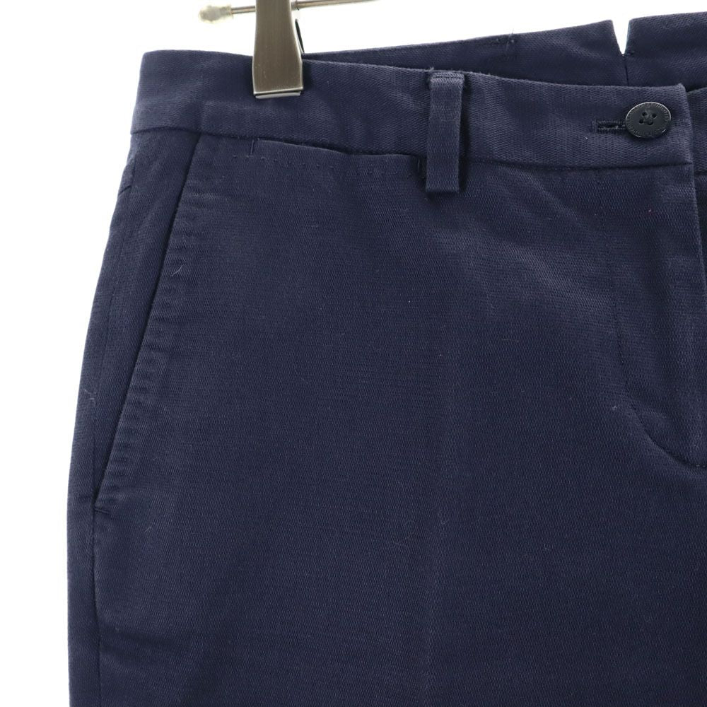 INCOTEX インコテックス 日本製 702-XX ストレッチパンツ 40 ネイビー レディース