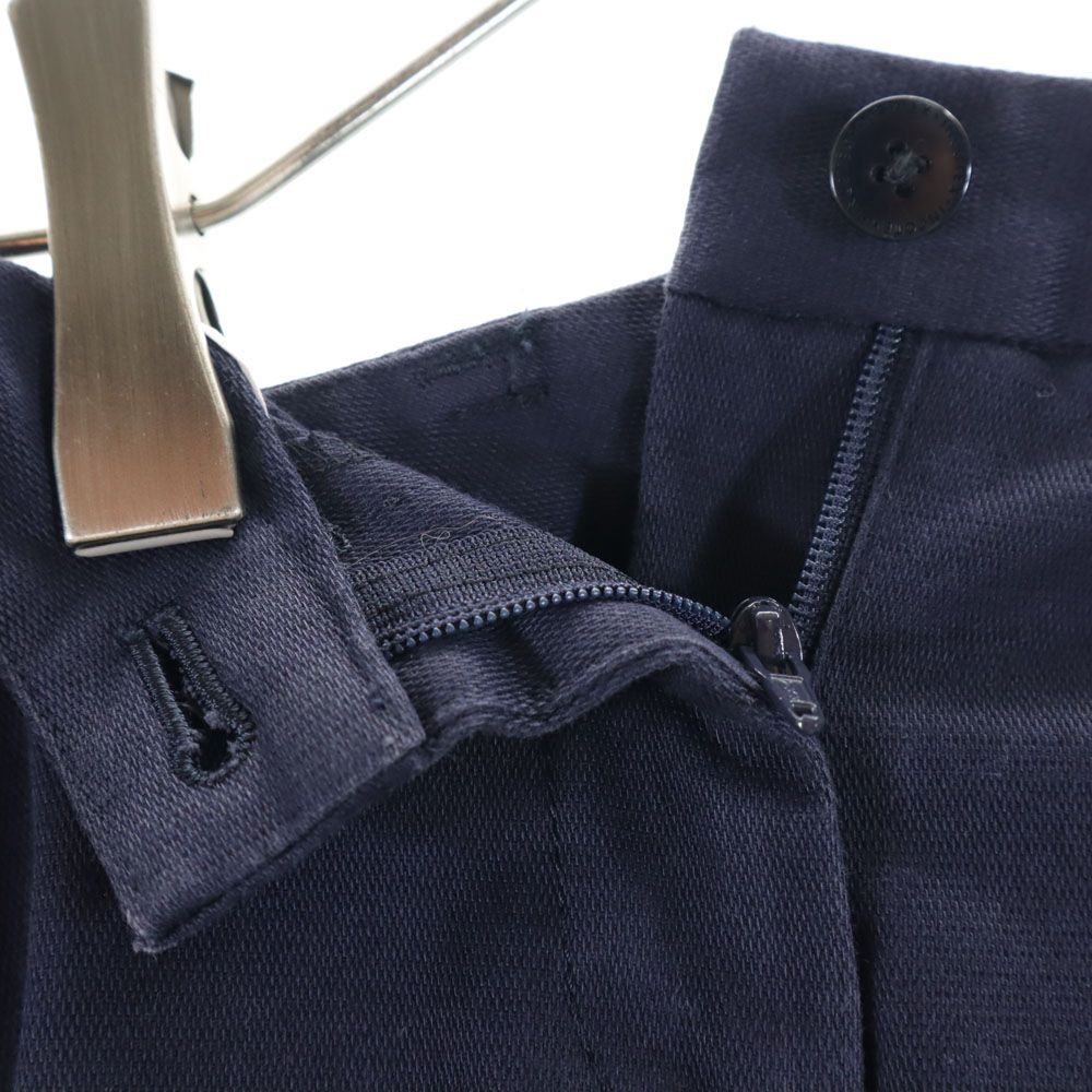 INCOTEX インコテックス 日本製 702-XX ストレッチパンツ 40 ネイビー レディース