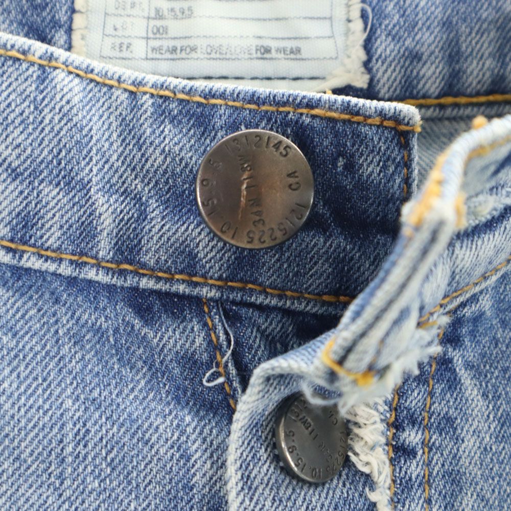 Current/Elliott カレントエリオット USA製 ボタンフライ カットオフ デニムパンツ ジーパン メンズ